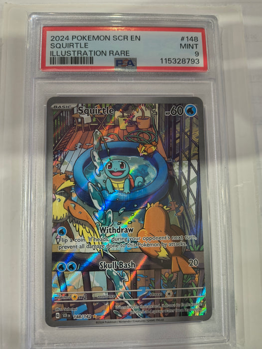 Pokemon: Squirtle #148 PSA 9