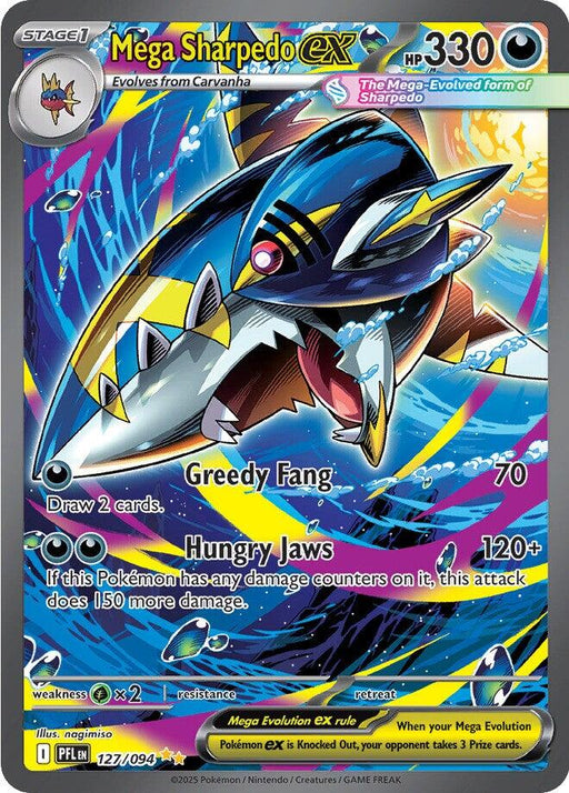 Mega Sharpedo ex - 127/094