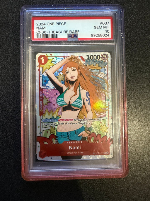 One Piece: PSA 10 Nami -Treasure Rare