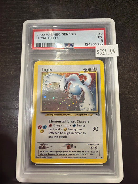Pokemon PSA 5 Lugia Neo Genesis