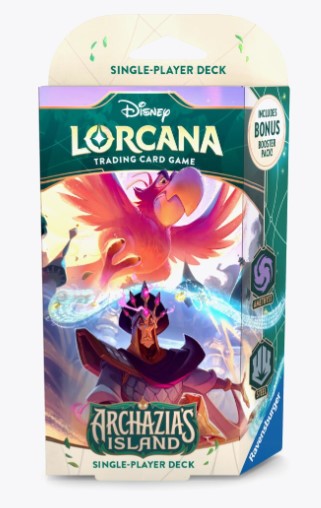 Disney Lorcana: Archazia's Island Starter Deck (Amethyst & Steel) (PREORDER)