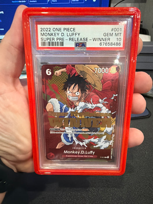 PSA 10: Monkey.D.Luffy - Super Pre-Release Winner