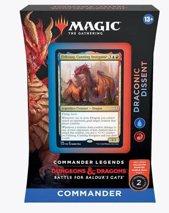 Magic the Gathering: Commander Legends: Battle for Baldur's Gate - Draconic Dissent Commander Deck