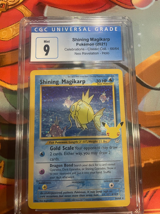 Pokemon: CGC 9 Celebrations Shining Magikarp