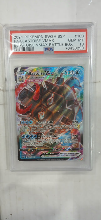 Pokemon: PSA 10 Full Art Blastoise VMAX