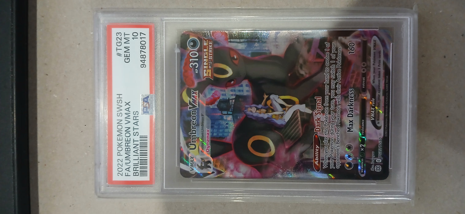 Pokemon: PSA 10 Full Art Brilliant Stars Umbreon VMAX