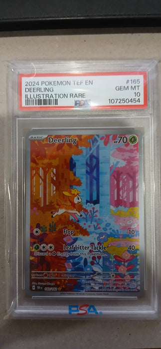 Pokemon: PSA 10 Illustration Rare Deerling