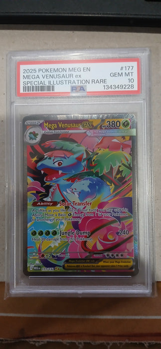 Pokemon: PSA 10 Special Illustration Rare Mega Venusaur ex