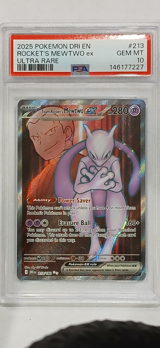 Pokemon: PSA 10 Ultra Rare Rocket's Mewtwo ex
