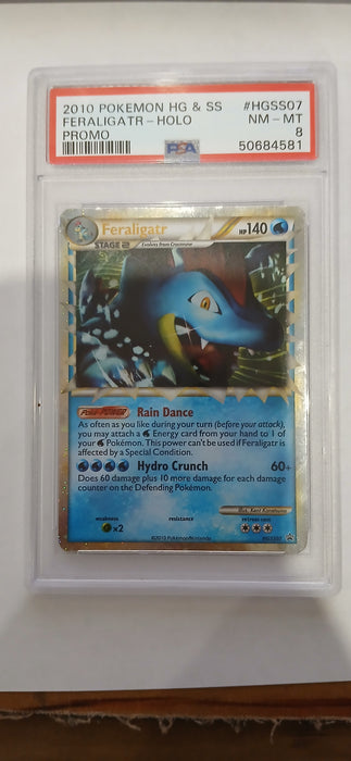 Pokemon: PSA 8 2010 Promo Holo Feraligatr