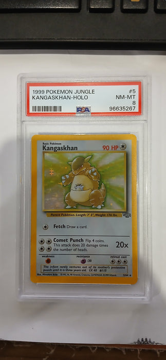 Pokemon: PSA 8 Jungle Kangaskhan-Holo