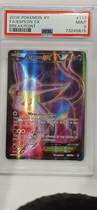 Pokemon: PSA 9 Breakpoint Full Art Espeon EX