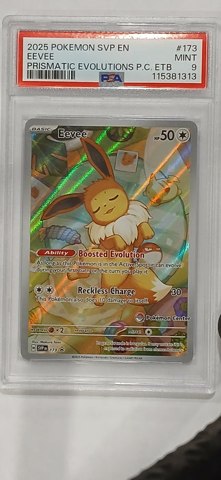 Pokemon: PSA 9 Prismatic Evolutions PCETB Eevee