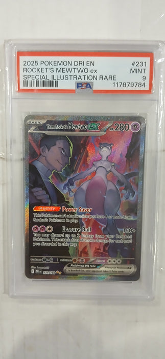 Pokemon: PSA 9 Rocket's Mewtwo ex Special Illustration Rare