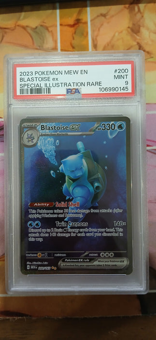 Pokemon: PSA 9 Special Illustration Rare Blastoise ex