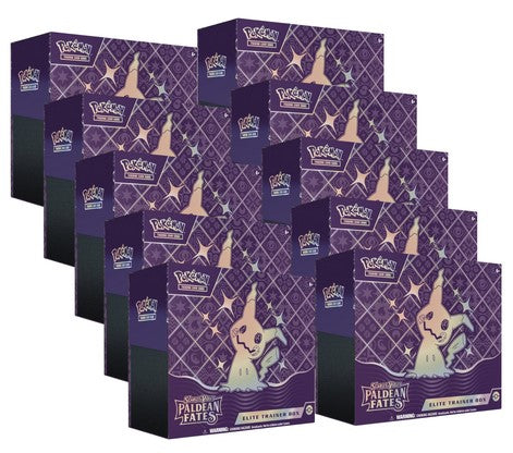 Pokemon: Paldean Fates Elite Trainer Box Case (10x Boxes)