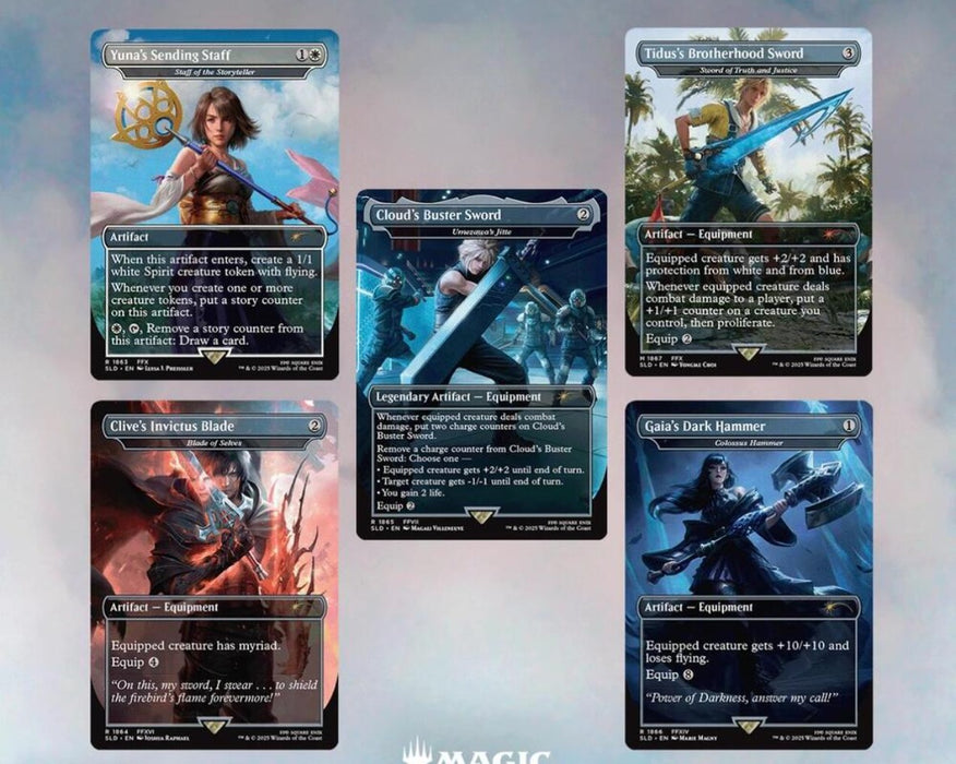 Magic The Gathering: Secret Lair x FINAL FANTASY: Weapons - Non-Foil Edition