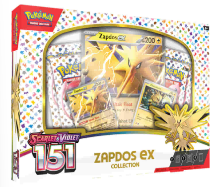 Pokemon: Scarlet and Violet - Zapdos EX Box
