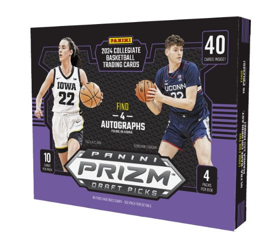 Panini: 2024/25 Panini Prizm Draft Picks Collegiate Basketball Box