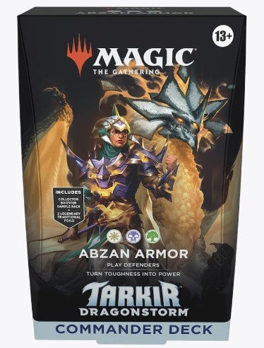 Magic the Gathering:  Tarkir: Dragonstorm Commander Deck - Abzan Armor (PREORDER)