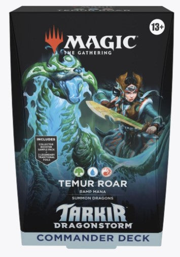 Magic the Gathering:  Tarkir: Dragonstorm Commander Deck - Temur Roar (PREORDER)