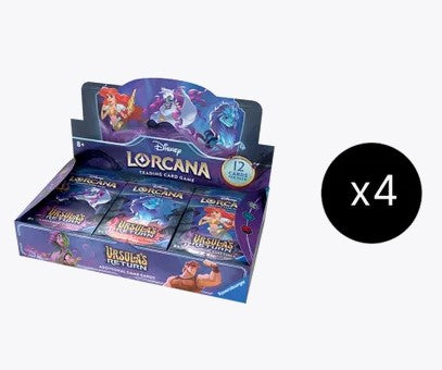 Disney Lorcana: Ursula's Return Booster Box Case (4x Boxes)