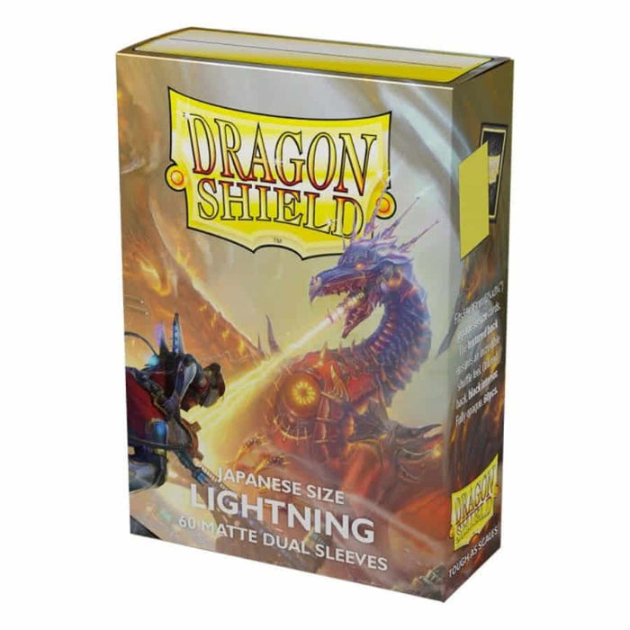 Dragon Shield: Matte Lightning Dual Japanese Size Sleeves - 60ct