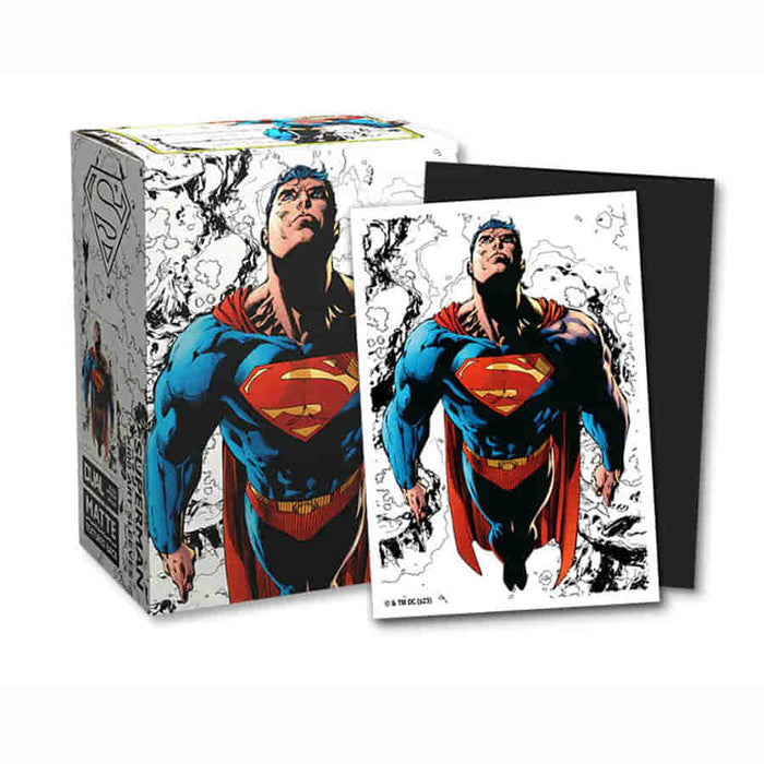 Dragon Shield Sleeves: Matte Dual Art: Superman Core (Full Color) -100ct