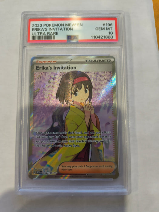 Pokemon: PSA 10 Ericka's Invitation