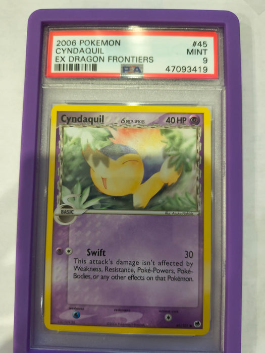Pokemon: PSA 9 Cyndaquil