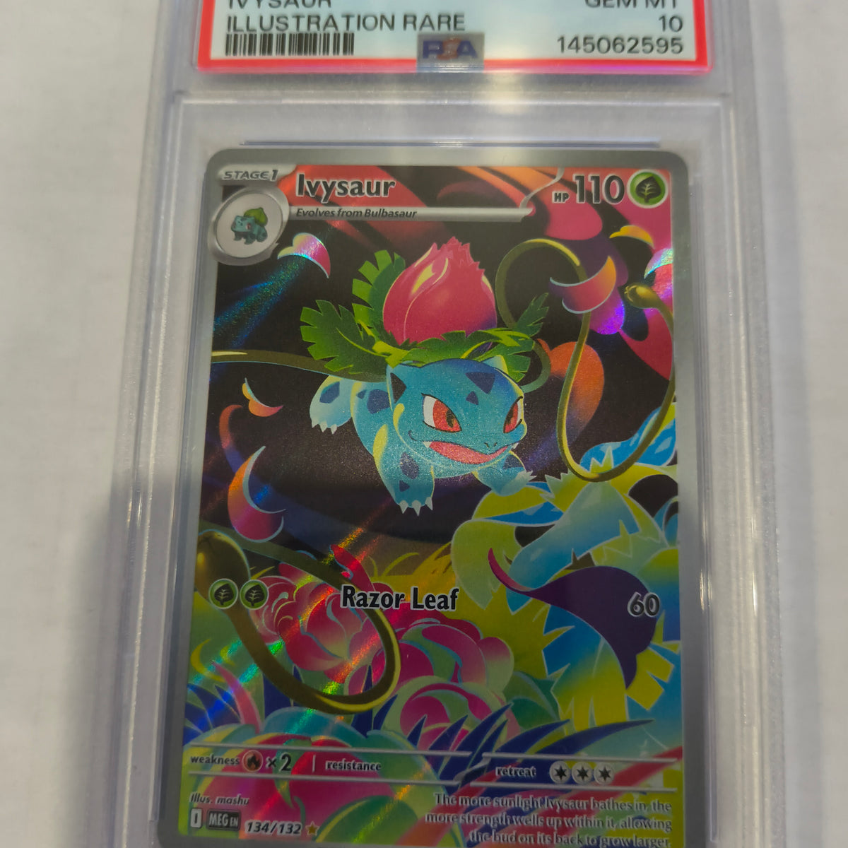 Pokemon: PSA 10 Illustration Rare Ivysaur — Prodigy Games